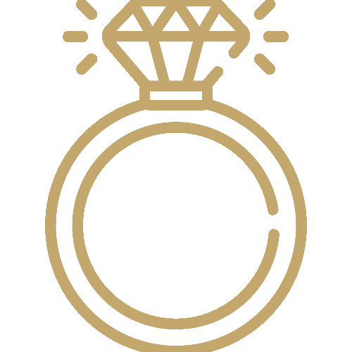 Diamantring Gold